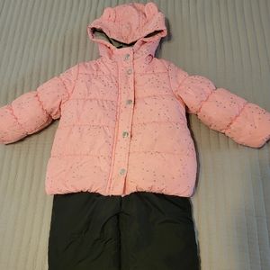 Carter's Toddler Girl Snow Bibs and Jacket